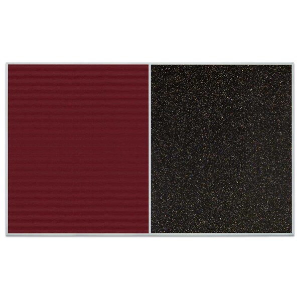 Sliding Door Indoor Enclosed Corkboard, 9